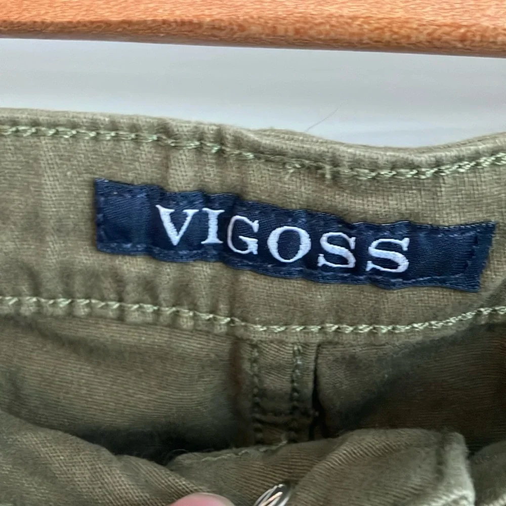 Vigoss Jeans Marley mid rise Olive Green Women's Shorts